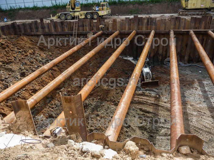 укрепление котлованов при рытье в АрктикГидроСтрой