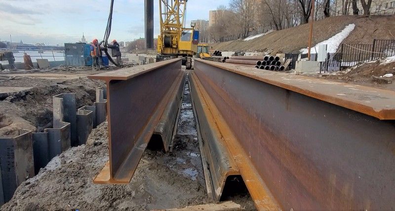 Шпунт балочный 2хЛ5-УМ+50Ш5